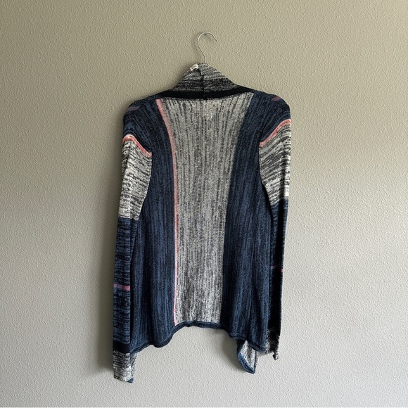 Billa Bong Multicolor Open-Front Cotton Blend Sweater Small - Picture 7 of 11